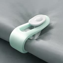 Dekbed, quiltclip, 24 stuks quiltbevestigingsclips, naaldloze gesp quiltsluiting, dekbedovertrekbevestigingsmiddelen, antislip bedlakenclips, anti-beweging, voor quilt, dekbed, bedlaken — thumbnail 5