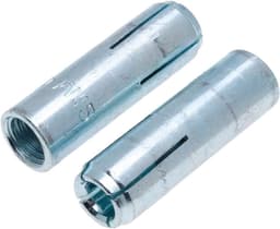 Inslagankers - Stalen expansieanker - Zware bevestiging - Interne schroefdraad - M10 10 stuks - Zilverkleurig — thumbnail 1