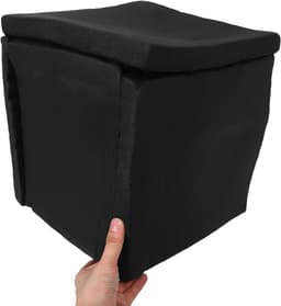 Geluidsisolatie Behuizing - Geluiddemper Box - Apparatuur Dempen - Trillingsdemping - 25 x 20 x 20 cm - Zwart — thumbnail 5