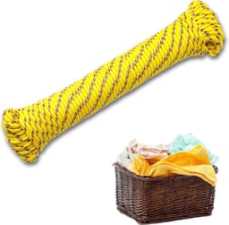 Gekleurde waslijn - Sterk touw - Was ophangen - Vuilafstotend - 20 meter - Blauw — thumbnail 3