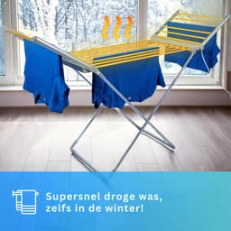 MRKK® Elektrisch Droogrek – Verwarmd Wasrek – Warmte Droogrek — thumbnail 5