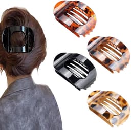 Haarspelden Set - Haarklemmen Klauwen - Dagelijks Haar Stylen - 18 Klauwen Antislip Grip - 10.5 cm Lengte - 4 Kleuren — thumbnail 1