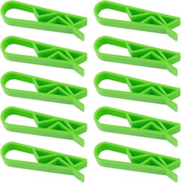 Vuilniszak Clips - Prullenbak Houder - Keuken Afval - Anti-Slip Ontwerp - 10 Stuks - Groen — thumbnail 1