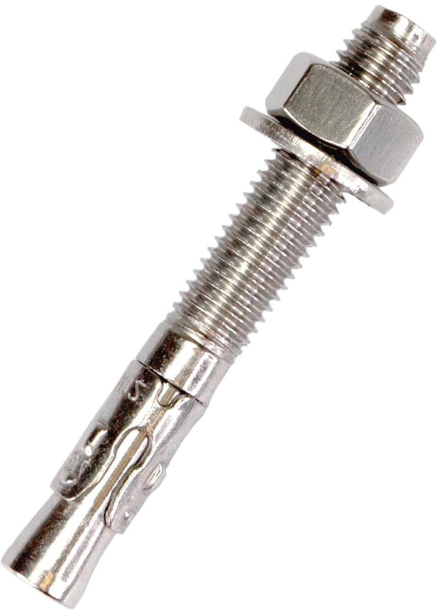 Ankerbouten Roestvrij Staal - Keilbouten V2A - Zware Lasten Bevestigen - Corrosiebestendig Materiaal - M8 x 115 mm - Zilverkleurig — afbeelding 1