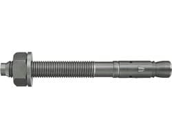 Boutanker Roestvrij Staal - Verankeringsbout Heavy Duty - Zware Lasten Bevestigen - ETA Goedgekeurd - M12 x 150 - Zilver