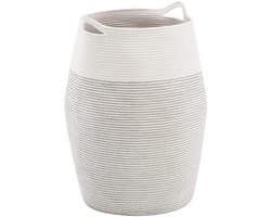 Allecto - Wasmand - Katoenen wasmand - Groot formaat - 105 liter - Vouwbare wasmand - Geschikt voor slaapkamer - 49 x 65 cm
