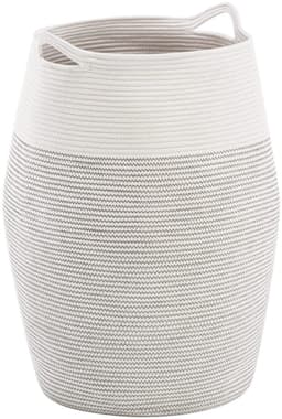 Allecto - Wasmand - Katoenen wasmand - Groot formaat - 105 liter - Vouwbare wasmand - Geschikt voor slaapkamer - 49 x 65 cm — thumbnail 1