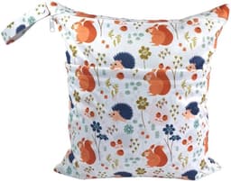 Waterdichte natte tas 40 x 45 cm voor luiers, camping, reizen en gym, grote waszak voor kleuterschool en strand — thumbnail 1