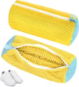 2 Stuks Herbruikbare Schoenwaszakken voor de Wasmachine, 360° Reiniging, Geschikt voor Alle Schoenen en Maten — thumbnail 1