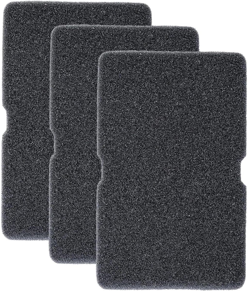 3-pack filters voor warmtepompdrogers – Drogerfilters – Filterzeven voor drogers – Drogeraccessoires – Sponsfilters – Geschikt voor diverse condensdrogermodellen – 240 x 155 x 11 mm — afbeelding 1