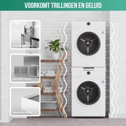 Avalo Tussenstuk Wasmachine Droger – Stapelkit Wasmachine Droger - Tussenkader - Universeel Verstelbaar — thumbnail 3