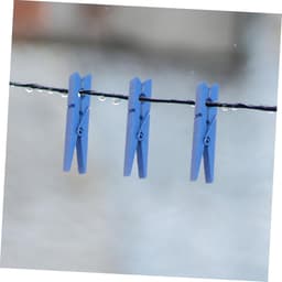 Houten Clips - Mini Knijpers - Foto Decoratie - Stevige Constructie - 40 Stuks - Willekeurige Kleuren — thumbnail 3