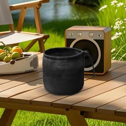 Wasknijperzak Opbergtas - Wasgoedhouder Trekkoord - Outdoor Activiteiten - Waterdicht Ademend Ontwerp - 14x16cm tot 29x35cm - Zwart — thumbnail 4