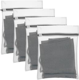 Set van 4 Wasnetten voor Delicate Kleding, Ideaal voor Ondergoed en Lingerie, 30 x 20 cm, Geschikt voor Wasmachine, Reisvriendelijk en Met Rits — thumbnail 1
