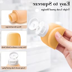 25-delige herbruikbare reisflessenset voor toiletartikelen, lekdicht en compact met waszak voor gemakkelijk reizen — thumbnail 4