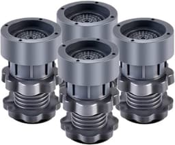 Wasmachine Voetkussens - Anti-vibratie Pads - Apparaten Stabiliseren - Verstelbare Hoogte - 4 stuks - Grijs — thumbnail 1