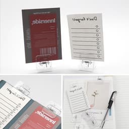 Multifunctionele kunststof veerklemmen - veerklem set - vierkante clips - 24 stuks - diverse kleuren - modern design - handig in gebruik - geschikt voor diverse toepassingen - kleurrijk assortiment. — thumbnail 3