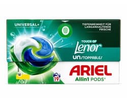 Ariel All-in-1 Pods Universal+ Touch of Lenor Unstoppables – 19 Wasbeurten