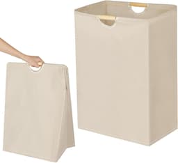Vouwbare Wasmand van 60 Liter - Grote Wasverzamelaar, Opbergmand en Waszak, 40 x 53 x 27 cm, Perfect voor Thuisgebruik en Camping — thumbnail 1