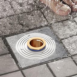 Vloerput Geurblokker - Douche Put Afsluiter - Stankwerend Werken - Eenvoudig Installeren - 5-10 cm Buis - Grijs — thumbnail 5