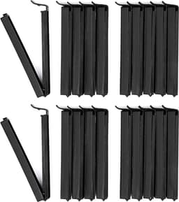 Zakclips Sluitclips Zwart - 20 Stuks voor Vriezer, Zakken en Voedselopslag - 11 cm — thumbnail 1