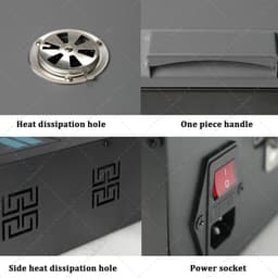 DTF Printer Droogoven - Textielprinter Oven - Textiel Bedrukken - Dubbele Verwarmingsplaat - 40 x 32 cm - Zwart — thumbnail 5