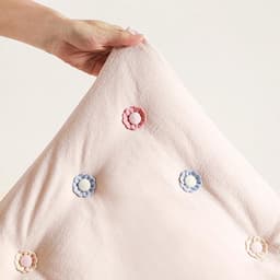 Naaldvrije bedklemmen, set van 8 stuks; antislip multifunctionele stoffenklemmen; linnen klemmen met bloemmotief; naaldvrije dekenklemmen voor thuisgebruik — thumbnail 4