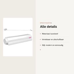 NTH products- Waslijn Intrekbaar - 4 Lijnen - Wandmontage - Duurzaam Materiaal - Verstelbare Lengte - Tot 8kg Belastbaar - Wasdroger — thumbnail 3