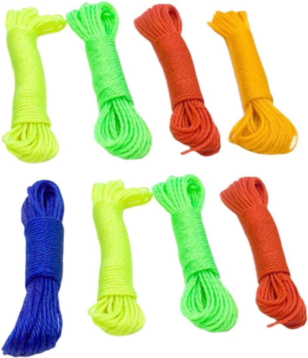 Nylon Kledinglijn Touw - Waslijn Touw - Buiten Kleding Drogen - Weerbestendig - 10 meter - Willekeurig — afbeelding 1