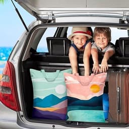 2 stuks grote reiswaszakken, waterdicht met handvat, wasbare vuile kledingzakken voor reizen, nat en droog gebruik, badpak en gymkleding, wasgoed, zwembad en studentenhuis — thumbnail 5