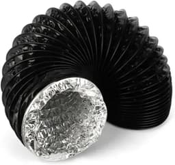 Ventilatieslang - Afvoerslang - Lucht Afvoeren - Verdikte Flexibele Buizen - 15 cm Diameter - Zwart — thumbnail 5