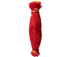 Fruit Netten - Groente Netten - Fruit Opslag - Herbruikbaar Nylon - 50 cm - Rood