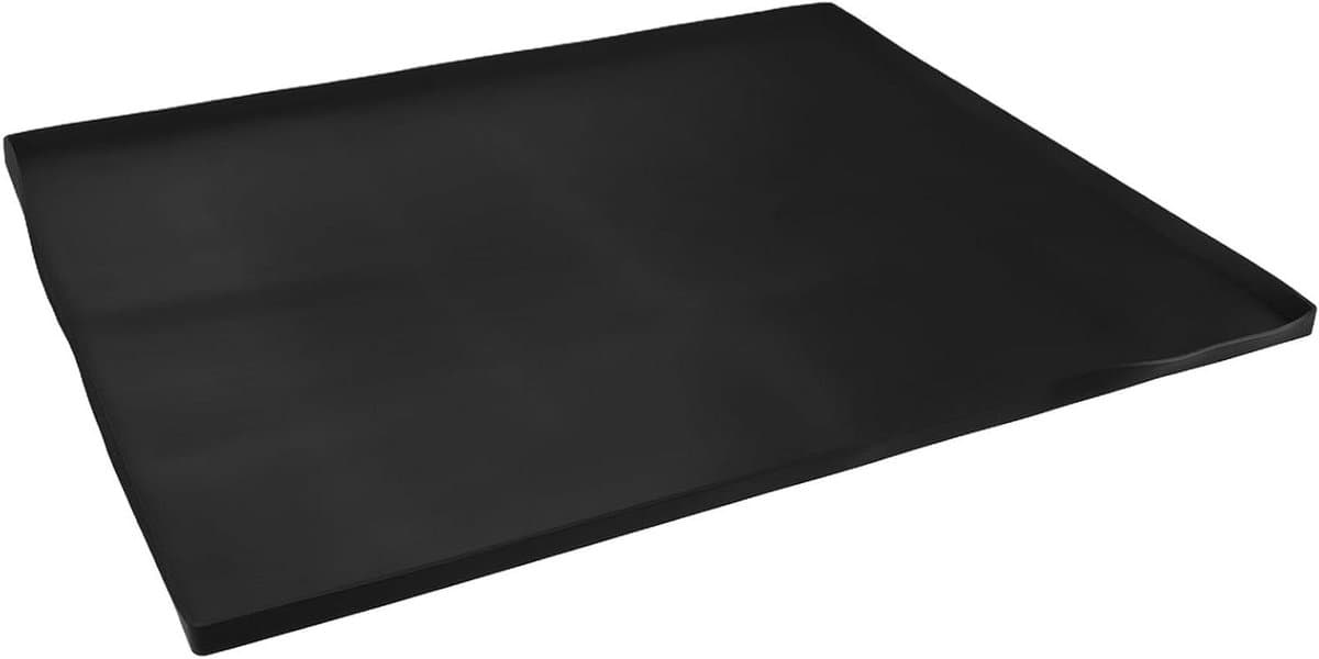 Vaatwasser lade - Afwasmachine dienblad - Apparaat beschermen - Waterdichte lekbak - 60x50 cm - Zwart — afbeelding 1