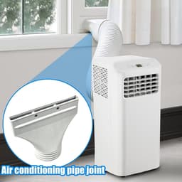 Afvoerslang Koppeling - Slang Adapter - Airco Gebruik - Lekvrije Installatie - 25x22x10 cm - Wit Grijs — thumbnail 4
