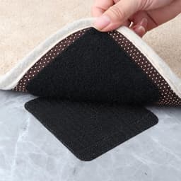 Set van 10 antislipstickers voor tapijt, antislipmatten voor hardhouten vloeren, speciale antisliptape voor vloerkleden, antisliptape die voorkomt dat tapijt omkrult, zodat uw tapijt stevig op de vloer blijft liggen — thumbnail 1