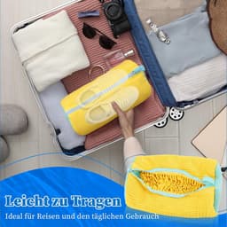 Shoe Wash Bag voor Wasmachine - 1 Stuk met Ritssluiting - Anti-Deform - Lichtgewicht en Draagbaar - Herbruikbaar Wasnet - Waszak voor Sneakers (39 x 19 cm) — thumbnail 5