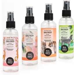 Deodoriser spray voor kleding, 4 flessen, antibacterieel, lichte geur, luchtverfrisser, peach en kersenbloesem geur, kledingverzorging, geurverspreider, textielverfrisser — thumbnail 1