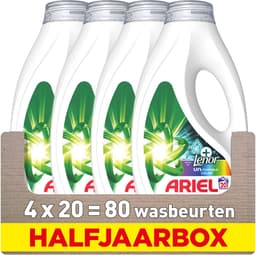 Ariel Vloeibaar Wasmiddel +Touch Van Lenor Unstoppables Color - 4 x 20 Wasbeurten — thumbnail 2