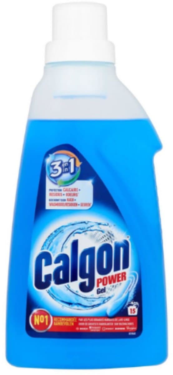 Calgon 3 in 1 Power Gel Wasmachine Reiniger en Anti kalk - 6 x 750 ml - Voordeelverpakking — afbeelding 1