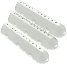 Fixem® trommelrib set geschikt voor Whirlpool 482000023096 - 225x53x40 - 12 gaatjes - 6 klemmen - C00268109 C00533119 - meenemerrib - wasmachine droger - 3 Stuks — thumbnail 1
