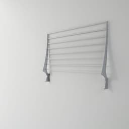 2x Foxydry Fold 60 wasdroogrek wandmontage clicksysteem - 60 x 50 x 10 cm — thumbnail 3