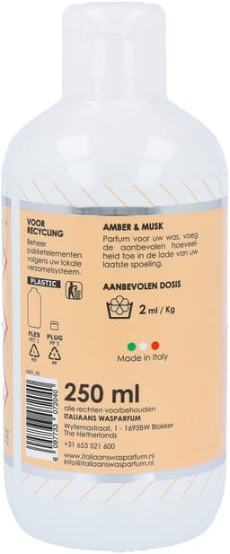 B&B Italiaanse Wasparfum Amber & Musk - 250 ml — thumbnail 5