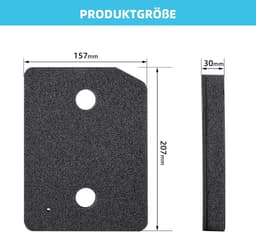 Set van 4 9164761 Drogerfilter voor Miele T1-serie warmtepompdroger, fijn/grof 207 x 157 x 30 mm Droger basisfilter — thumbnail 3