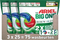Ariel 3in1 Wasmiddel Pods The Big One Original - 3 x 25 wasbeurten — thumbnail 3