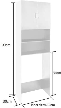 Wasmachine Kast - Ombouw - Verhoger - Meubel — thumbnail 5