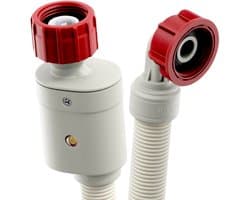 Fixem® - 1.5M Toevoerslang met waterslot - Aanvoerslang met aquastop geschikt voor wasmachine en vaatwasser voor alle bekende merken met een standaard 3\4 schroefwartelaansluiting