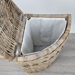 Rieten Hoekwasmand -H65 cm-Riet-Rotan — thumbnail 3