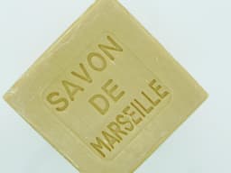 Witte Marseillezeep (Savon de Marseille) - 400 gram (zonder palmolie en plasticvrij verpakt) - Marseille zeep blank voor de hand- en machinewas - vegan - dierproefvrij - zonder chemische toevoegingen — thumbnail 3