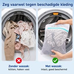 Kaiyaya - waszakken set 6 stuks - beschermt kleding en voorkomt slijtage - fijnmazig mesh met rits - voor wasmachine, BH en lingerie - meerkleurig en zwart — thumbnail 5