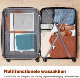 Set van 4 Kleine Wasnetjes voor Delicate Was - 30x20 cm Duurzame Waszakken voor Ondergoed, Sokken en Babykleding tijdens het Reizen — thumbnail 3